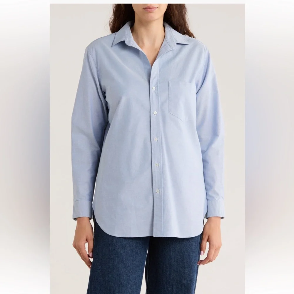 Frank & Eileen Light Blue Long-Sleeve Button-Up Shirt - Picture 1 of 3